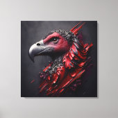 Fossilized Majesty - Een ander meesterwerk van AI Canvas Afdruk (Voorkant)