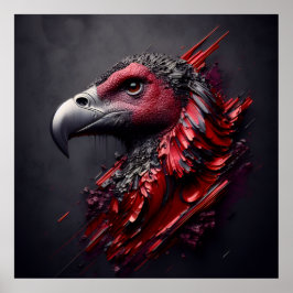 Fossilized Majesty - Een ander meesterwerk van AI Poster