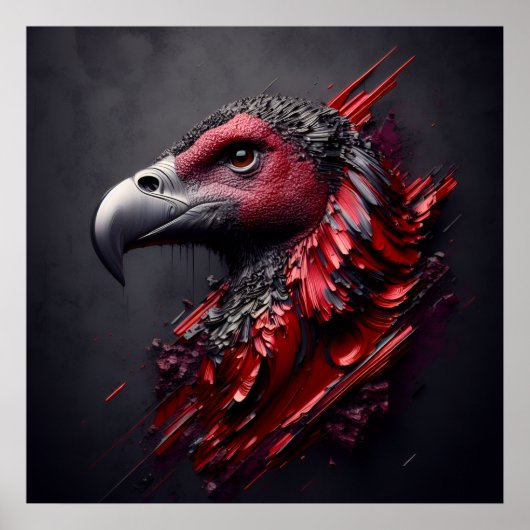 Fossilized Majesty - Een ander meesterwerk van AI Poster (Voorkant)