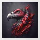 Fossilized Majesty - Een ander meesterwerk van AI Raamsticker (Vel)