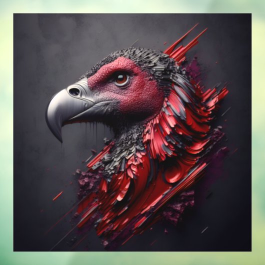 Fossilized Majesty - Een ander meesterwerk van AI Raamsticker (Vel 3)