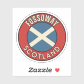 Fossoway, Schotland Sticker (Vel)