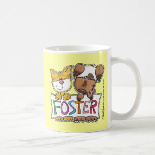 FOSTER Banner voor honden en katten vasthouden Koffiemok
