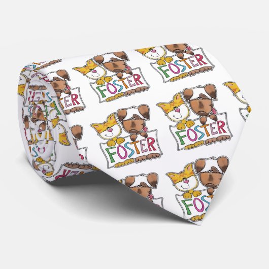 FOSTER Banner voor honden en katten vasthouden Stropdas (Opgerold)