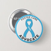 Foster Care Advocate Lint Witte Button (Voorkant /achterkant)