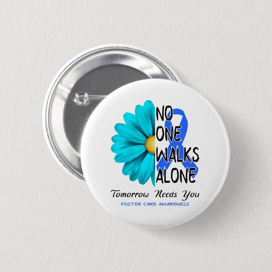 Foster Care Awareness Month Ribbon Gifts Ronde Button 5,7 Cm (Voorkant /achterkant)