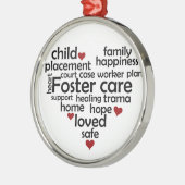 Foster Care Metalen Ornament (Links)