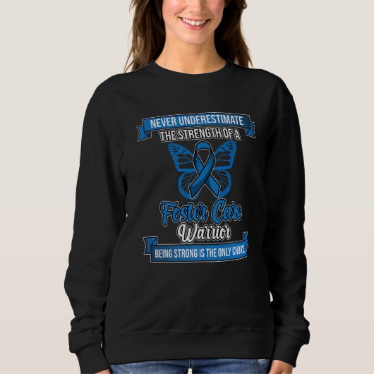 Foster Care Warrior Aangenomen Kinder foster Paren Trui (Voorkant)