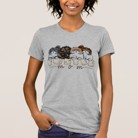 Foster Cat Mama T-shirt (Voorkant)