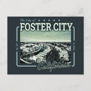 FOSTER CITY SAN MATEO CALIFORNIË BRIEFKAART