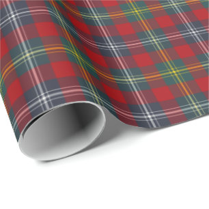 Foster Clan Modern Tartan Cadeaupapier