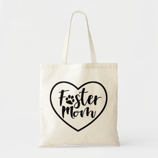 Foster Dog Ma Heart Tote Bag (Voorkant)