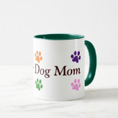 Foster Dog mam-kleurige schilderafdrukken Mok (Voorkant rechts)