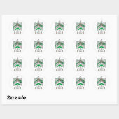 FOSTER FAMILY CREST - FOSTER WAPEN RONDE STICKER (Vel)