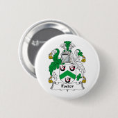 Foster Family Crest Ronde Button 5,7 Cm (Voorkant /achterkant)