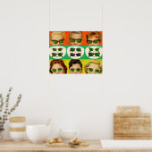 Foster Grant ad 1950 Poster (Keuken)