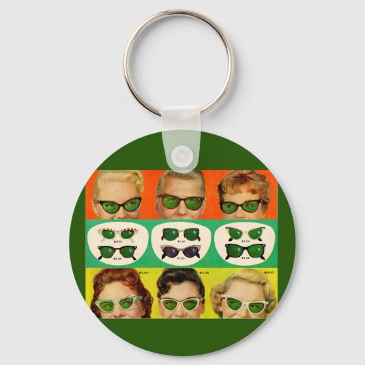 Foster Grant ad 1950 Sleutelhanger (Voorkant)