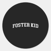 Foster Kid Ronde Sticker (Voorkant)