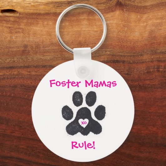 Foster Mamas Rule! Sleutelhanger (Voorkant)
