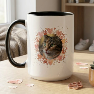 Foster Mislukt Huisdier Foto Hart Krans Cadeau Mok