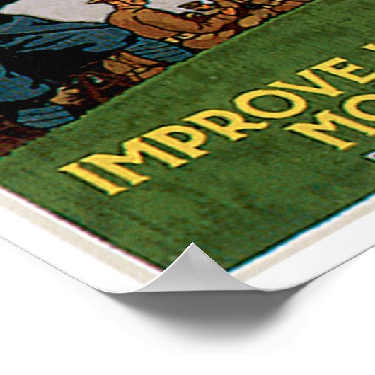 Foster moeder van de wereld - voedsel en kunst poster (Hoek)