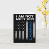 Foster Parent Dad Most Men Foster Care Kaart (Gele Bloem)