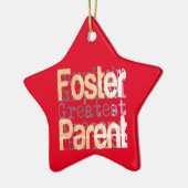 Foster Parent Extraordinaire Keramisch Ornament (Links)