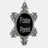 Foster Parent Extraordinaire Tin Sneeuwvlok Ornament (Links)