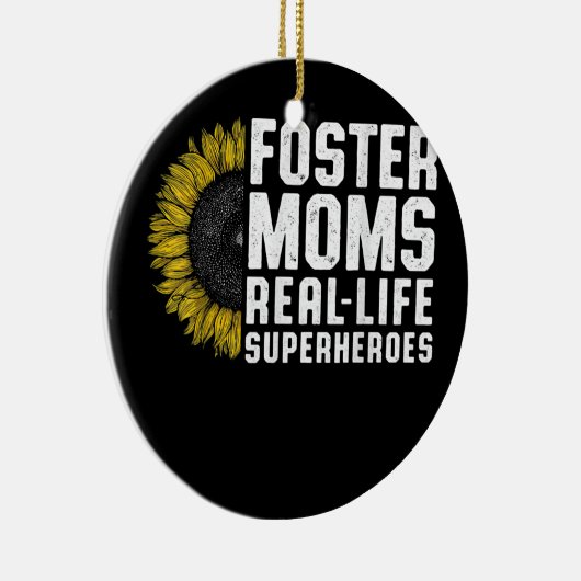Foster Parent Ma Pap Foster Care Keramisch Ornament (Rechts)