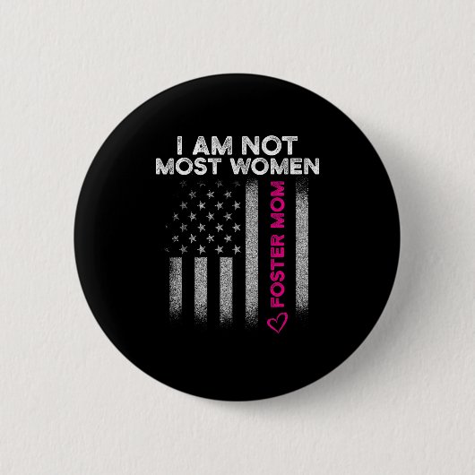 Foster Parent Mom Most Women Foster Care Ronde Button 5,7 Cm (Voorkant)