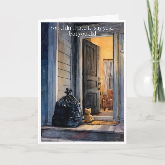 Foster Parent Thank You Card • Bedankkaart (Voorkant)