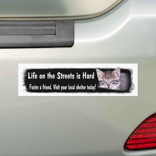 Foster Pets Bumpersticker (Op auto)