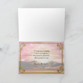 Foster Vader verjaardag, Zonnetijd over de bergen Kaart (Binnen)