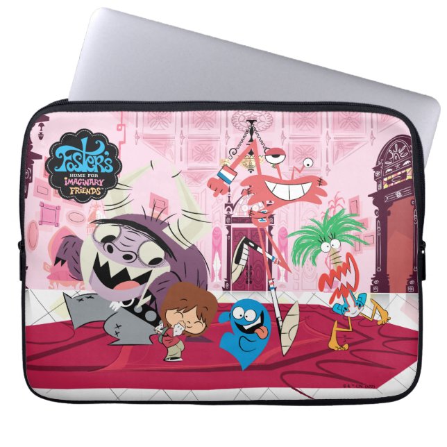 Foster's Home for Imaginary Friends | Dancing Laptop Sleeve (Voorkant)