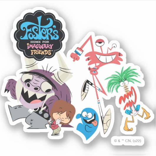 Foster's Home for Imaginary Friends | Dancing Sticker (Voorkant)