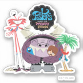 Foster's Home for Imaginary Friends | Group Hug Sticker (Voorkant)