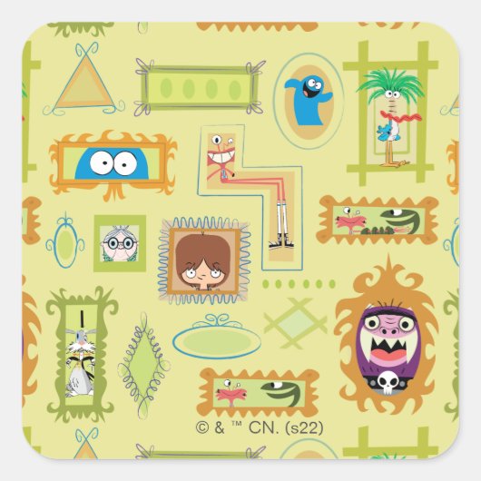 Foster's Home for Imaginary Friends | Photo Wall Vierkante Sticker (Voorkant)