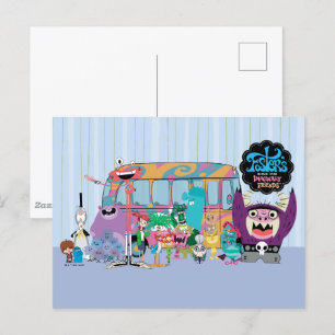 Foster's Home for Imaginary Friends School Bus Briefkaart