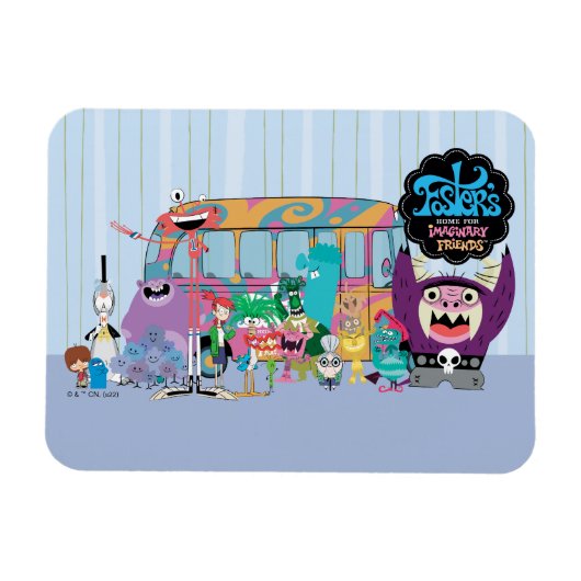 Foster's Home for Imaginary Friends School Bus Magneet (Horizontaal)