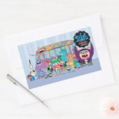 Foster's Home for Imaginary Friends School Bus Rechthoekige Sticker (Envelop)