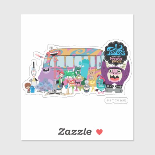 Foster's Home for Imaginary Friends | School Bus Sticker (Vel)