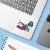 Foster's Home for Imaginary Friends | Under Bed Sticker (Laptop met iPhone)