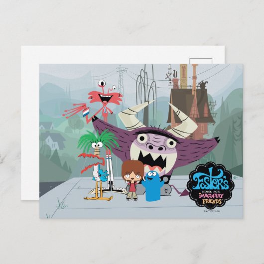 Foster's Home for Imaginary Friends Welcome Briefkaart (Voorkant / Achterkant)