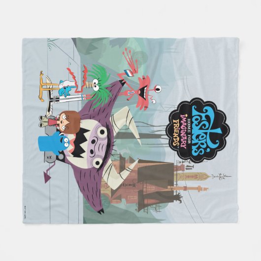 Foster's Home for Imaginary Friends Welcome Fleece Deken (Voorkant (Horizontaal))