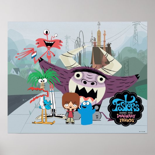 Foster's Home for Imaginary Friends Welcome Poster (Voorkant)