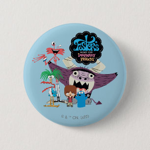 Foster's Home for Imaginary Friends Welcome Ronde Button 5,7 Cm