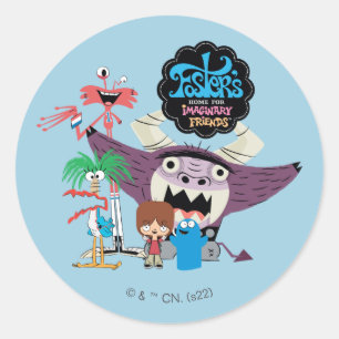 Foster's Home for Imaginary Friends Welcome Ronde Sticker