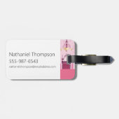 Foster's Home voor Imaginaire vrienden | Cool Bloo Bagagelabel (Achterkant horizontaal)