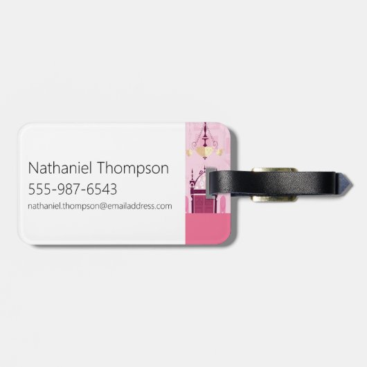 Foster's Home voor Imaginaire vrienden | Cool Bloo Bagagelabel (Achterkant horizontaal)