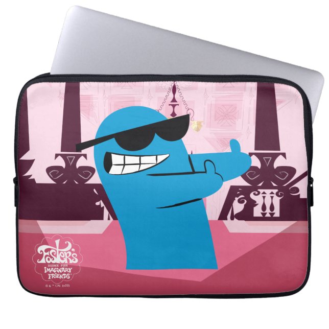 Foster's Home voor Imaginaire vrienden | Cool Bloo Laptop Sleeve (Voorkant)